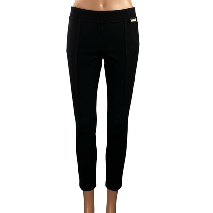 Calvin Klein Power Stretch Women's Black Cropped Skinny Leggings Pants Size PS