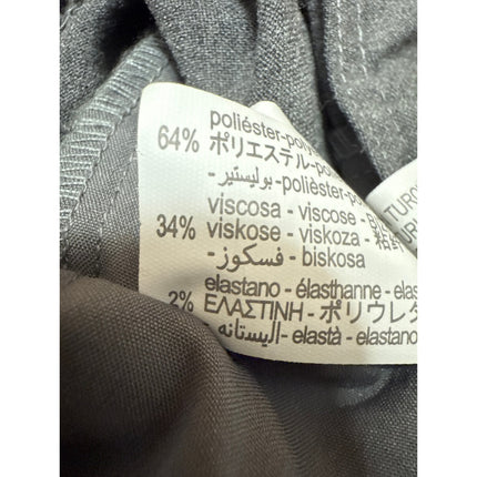 Zara Women's Gray Straight Leg High Waisted Pleated Trousers Dress Pants Size XS