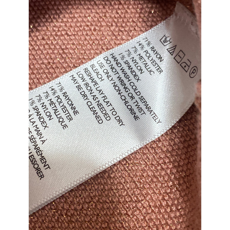 Urban Outfitters Women's Pink Square Neck Sleeveless Slim Crop Cami Tank Top M