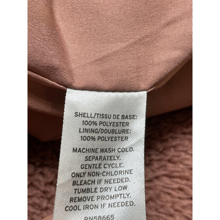 14th & Union Women's Pink Sherpa Fleece Long Sleeve Teddy Over Coat Jacket Sz L