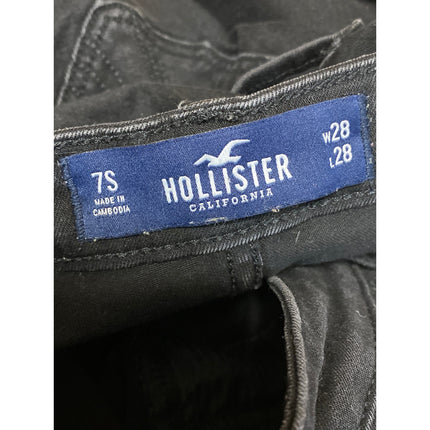 Hollister Women's Black High Rise Slim Fit Skinny Ankle Denim Jeans Pants Sz 28