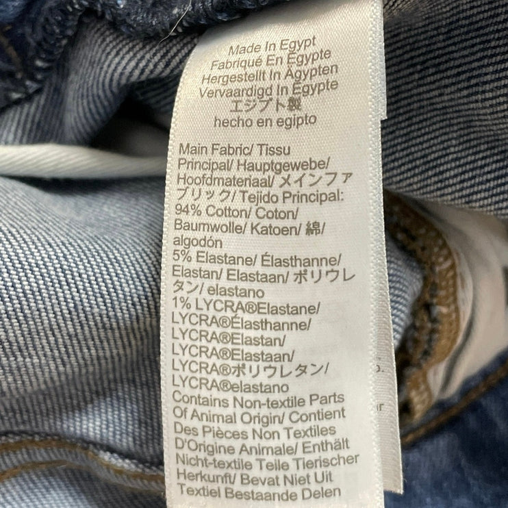 J.Crew 484 Men's Blue Mid Rise Stretch Slim Fit Skinny Denim Jeans Size 28x32