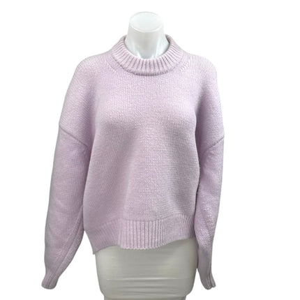 Alexander Wang Womens Pink Purple Long Sleeve Oversized Sweatshirt Sweater Top M
