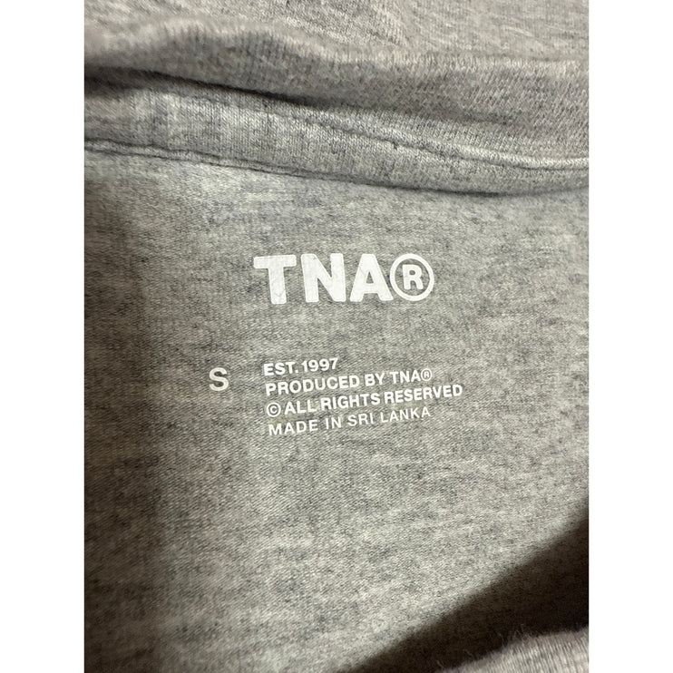 Aritzia TNA Women's Gray Crewneck Long Sleeve Casual Tee T-shirt Top Size S