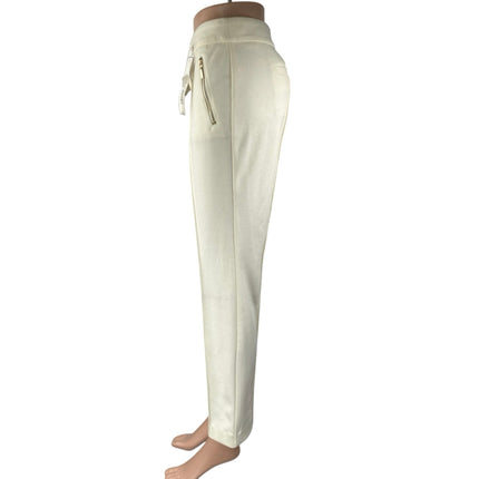 NEW Charter Club Women's White Mid Rise Straight Leg Trousers Dress Pants Size 6