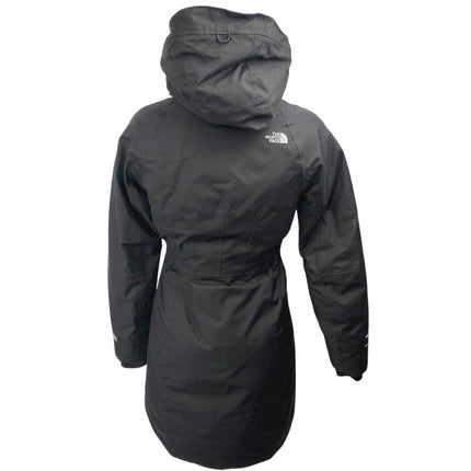 The North Face Black Long Sleeve Hooded Hoodie Trench Parka Coat Jacket Size XS
