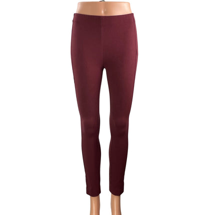 Rag & Bone Women's Red High Rise Zip Slim Fit Skinny Leggings Pants Size 00