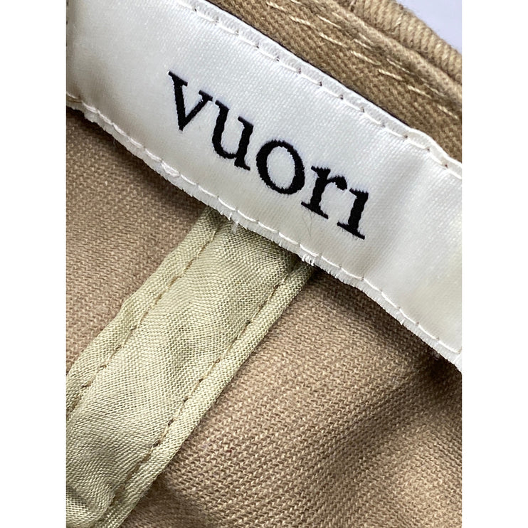 Vuori Unisex Brown Tan Embroidered Logo Adjustable Strap Basball Ball Cap Hat OS