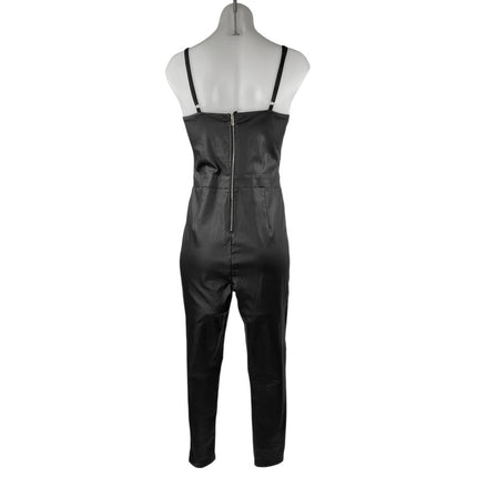 GBG Los Angeles Black Sleeveless Corset Bustier Skinny Tank Jumpsuit Size M