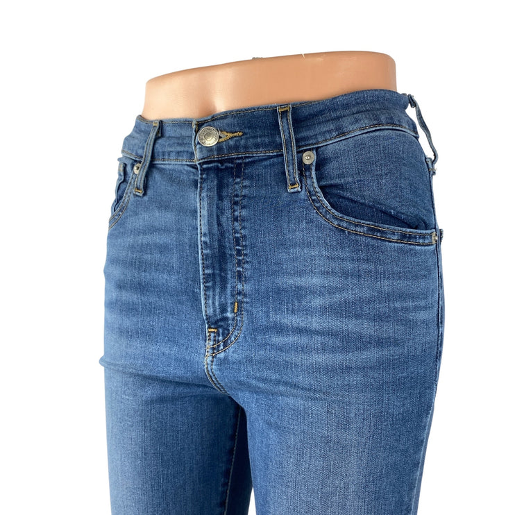 Levi's Mile High Rise Women's Blue Medium Wash Super Skinny Denim Jeans Pants 26