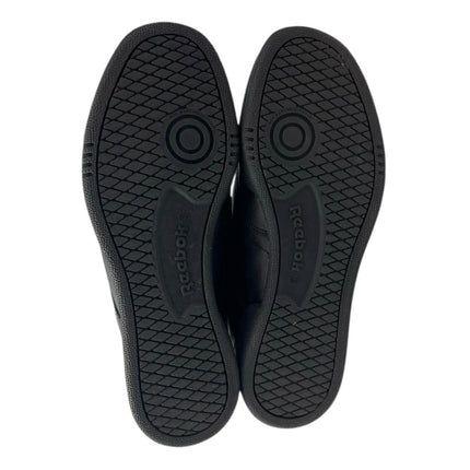 Reebok Club C Men's Black Leather Lace Up Low Top Athletic Sneakers Shoes 11.5