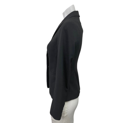 The Limited Women's Black Notch Lapel Long Sleeve Blazer Coat Jacket Size 2
