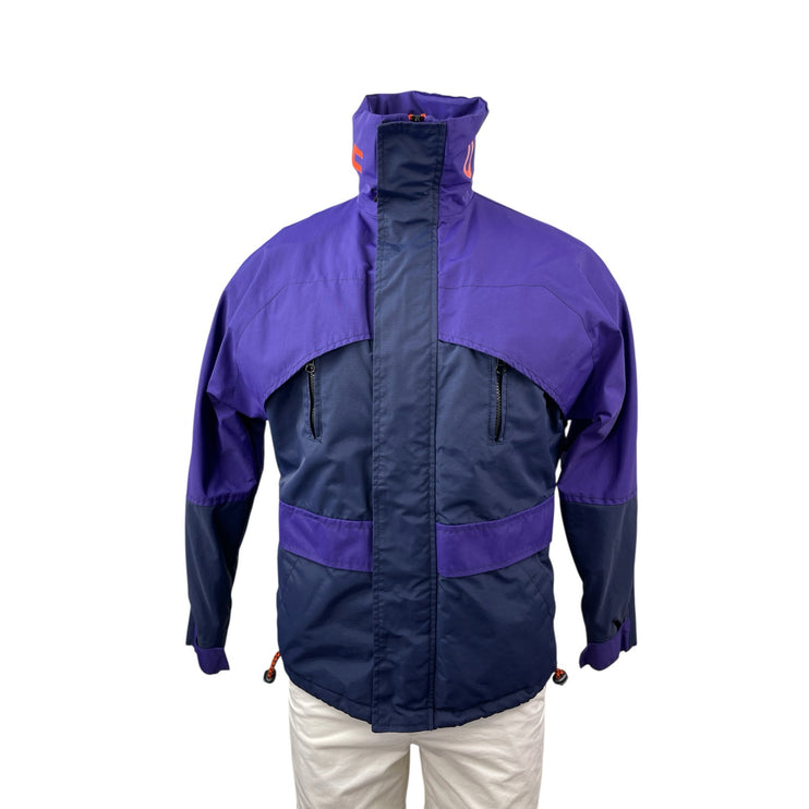 Collusion Men's Purple Colorblock Long Sleeve Parka Snow Ski Jacket Size XXS