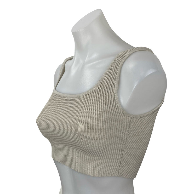 ARITZIA Babaton Sculpt Knit Yoga Workout Athletic Activewear Crop Tank Top 2XS