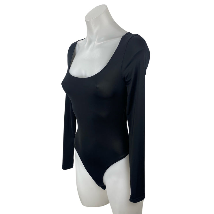 Princess Polly Ellery Women's Scoop Neck Long Sleeve Seamless Bodysuit Top Sz 2