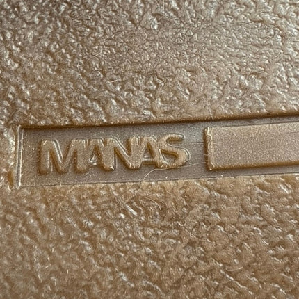 Manas Women's Brown Suede Sherpa Fold Over Buckle Strap Zip Snow Boots 38 US 7.5