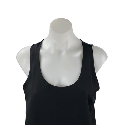 Ann Taylor Women's Black Sleeveless Scoop Neck Basic Cami Camisole Tank Top Sz M
