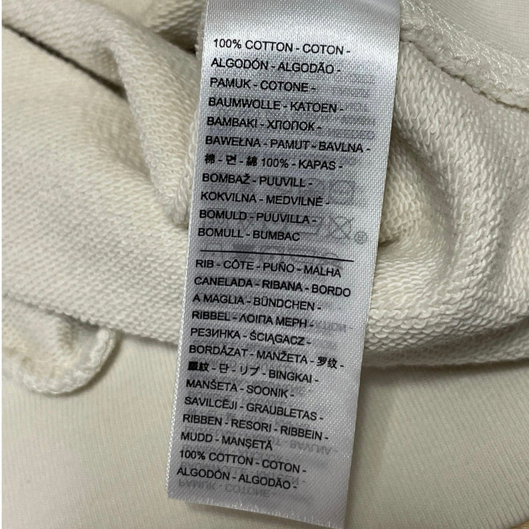 Levi's Graphic Heritage Sport Women's Cream Regatta Flag Sweatshirt Top Size M