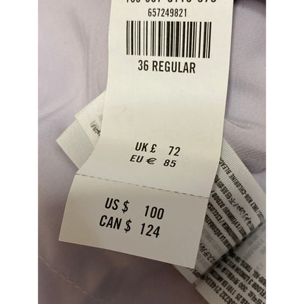 NEW Abercrombie & Fitch Lilac Purple High Rise Wide Leg Trousers Pants Size 36