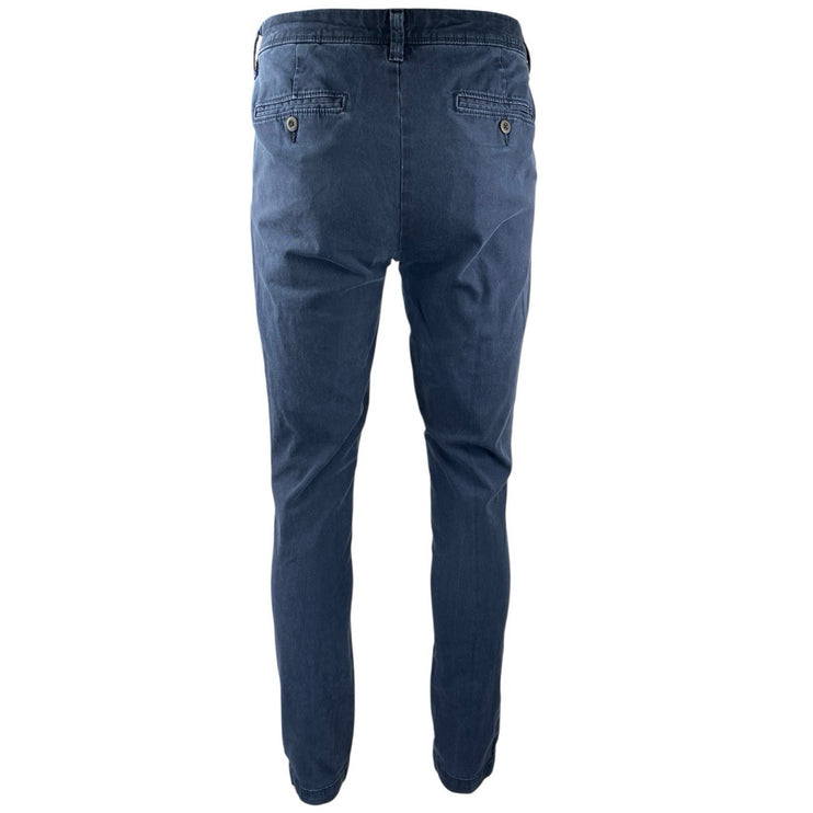 Aeropostale Men's Blue High Rise Skinny Chino Khaki Trousers Pants Size 30/34