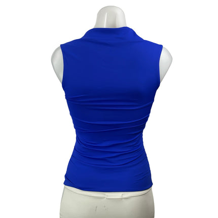 Aritzia Contour Women's Royal Blue Sleeveless Square Neck Knit Tank Top Size S
