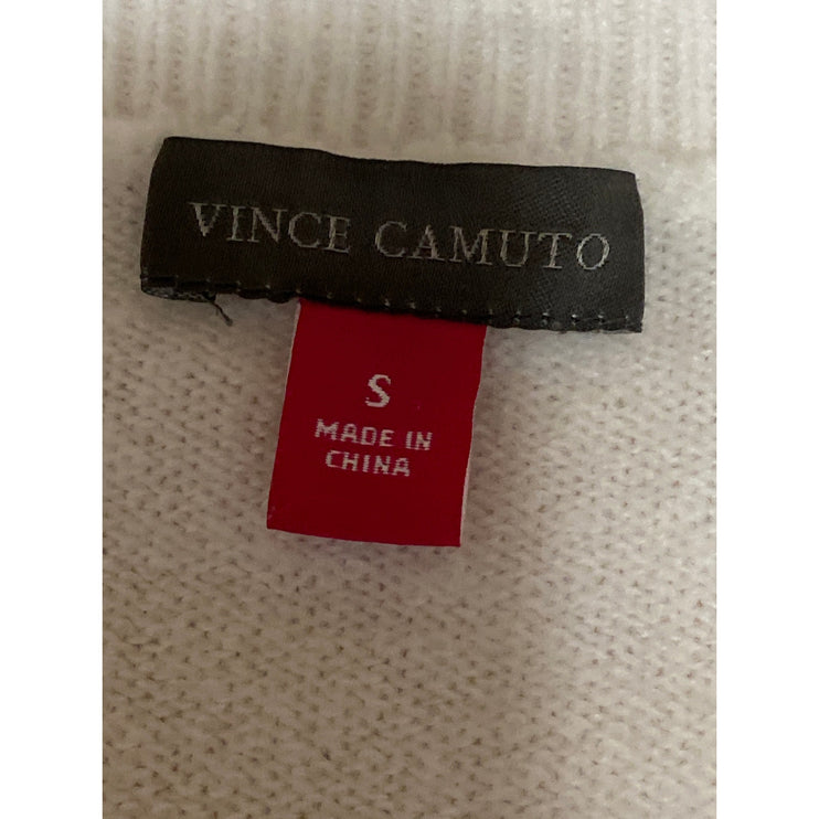 Vince Camuto Women's Color Block Crew Neck Long Sleeve Sweatshirt Sweater Top S