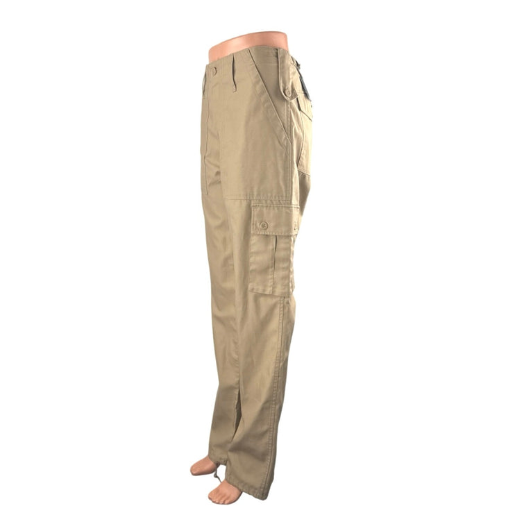 NEW Urban Renewal Women Tan Khaki High Rise Utility Cargo Trousers Pants Size 32