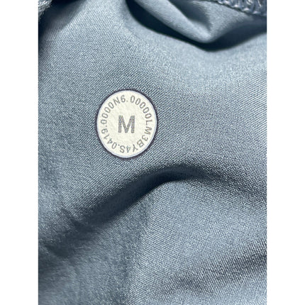 Lululemon Shift Stitch Mens Blue Waffle Knit Long Sleeve Hoodie Sweatshirt Top M