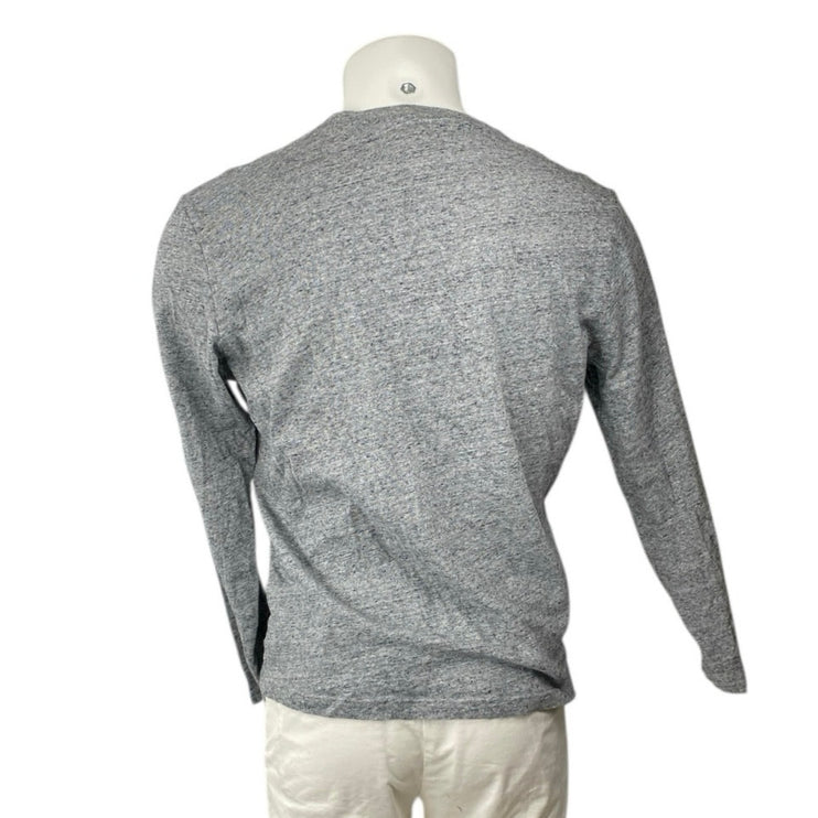 Banana Republic Vintage Men's Gray Crewneck Long Sleeve Tee T-shirt Top Size M