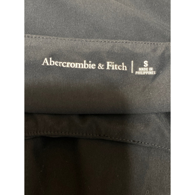 Abercrombie & Fitch Black Sleeveless Square Neck Thong Tank Bodysuit Top Size S