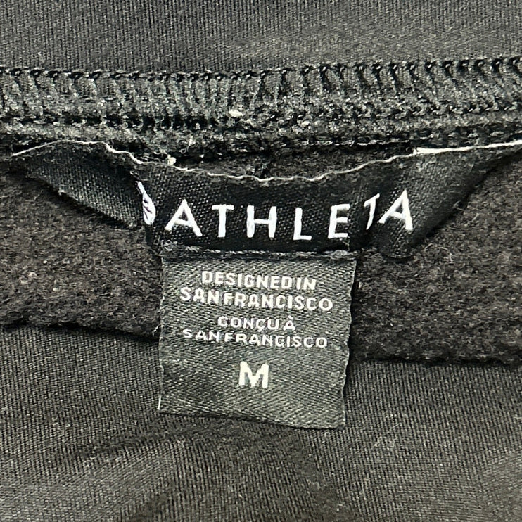 Athleta Women's Black Wide Leg Elastic Waist Activewear Trousers Sweatpants Sz M