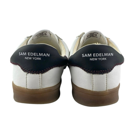 Sam Edelman Talia Women's White Velcro  Double-strap Low Top Sneakers Shoes 9