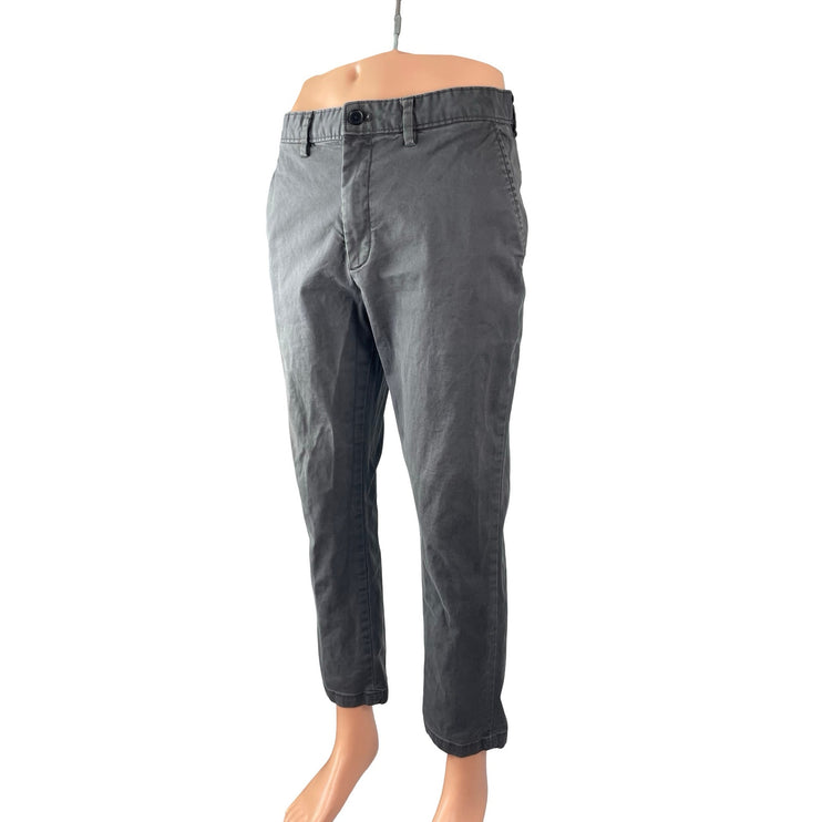 Banana Republic Mens Gray Athletic Fit Tapered Trousers Denim Jeans Pants 32x30