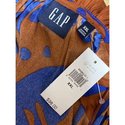 NEW GAP Women's Multicolor Floral Sleeveless Tiered Midi A-line Tank Dress XXL
