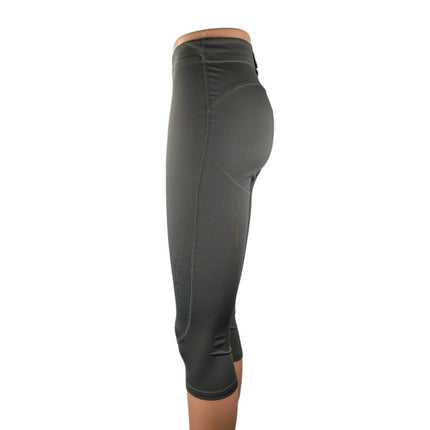 Gymshark Women's Gray Mid Rise Yoga Workout Capri Athletic Leggings Pants Size S