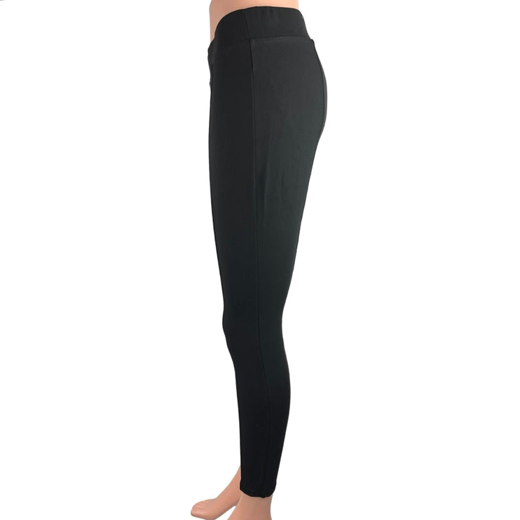 Old Navy Black High Rise Stretch Skinny Stevie Cropped Casual Leggings Size M
