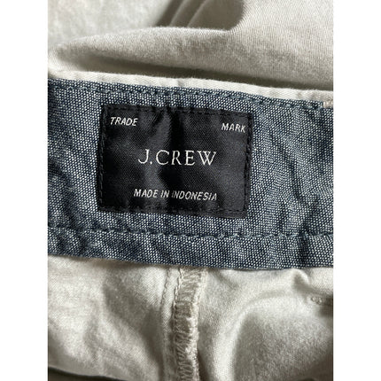 J.Crew Re-Imagined Men's Gray Stretch High Rise Casual Chino Bermuda Shorts 32