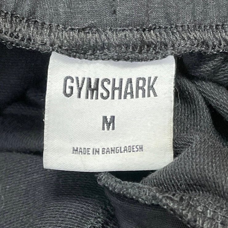 Gymshark Retro Stripe Snap Black Red Wide Leg Baggy Athletic Sweat Pants Size M