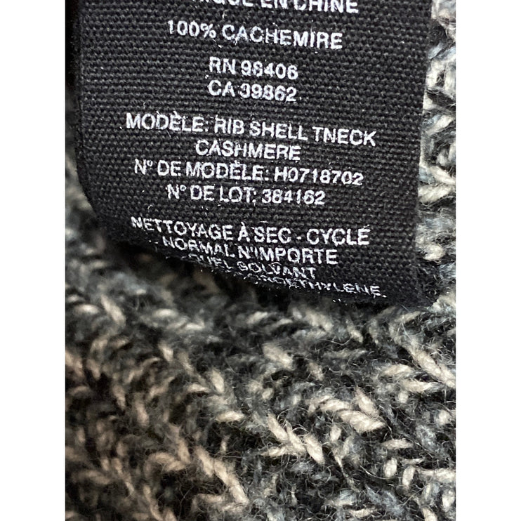 Theory 100% Cashmere Women's Gray Turtleneck Sleeveless Tank Vest Sweater Top S