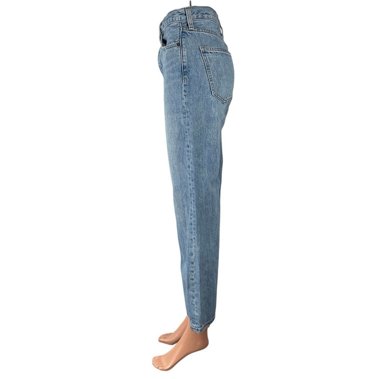Aritzia Denim Forum Women's Blue High Rise Wide Leg Baggy Denim Jeans Size XS