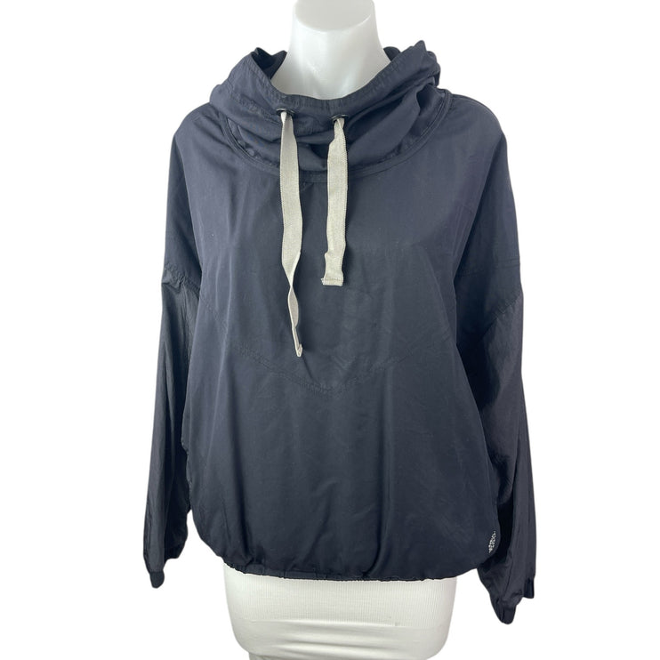 Free People FP Movement Women's Black Hoodie Hooded Sweatshirt Top Size M/L