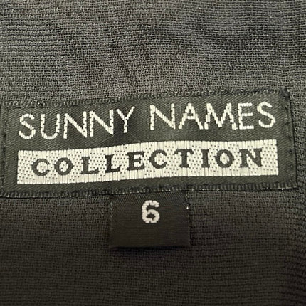 Vintage Sunny Names Gray Notch Collar Long Over Coat Suit Blazer Jacket Size 6