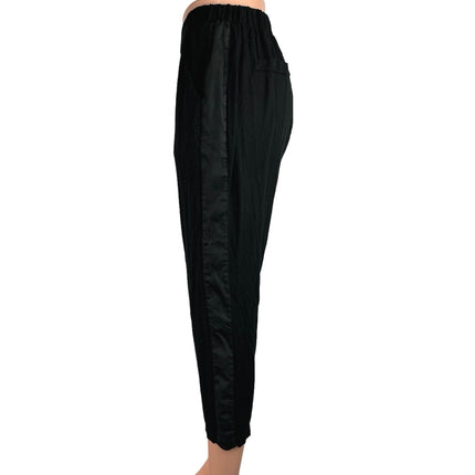 Michael Stars Black Mid Rise Pull On Stretch Tapered Cropped Pants Size XS