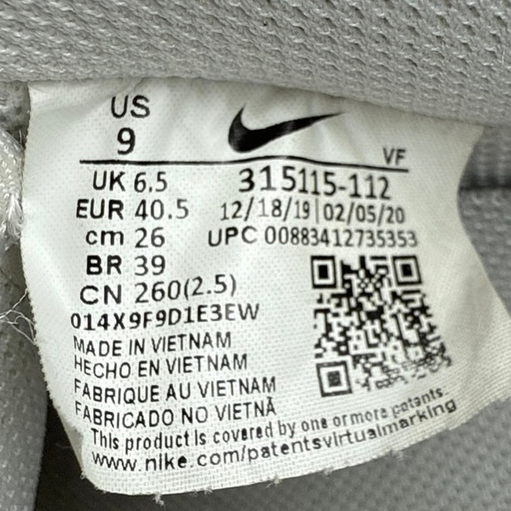 Nike Air Force 1 Low '07 Women's White Lace Up Leather Sneakers Shoes Size 9