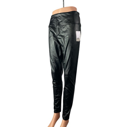 NEW BP. Women's Black Faux Leather Vegan High Waisted Leggings Pants Size L