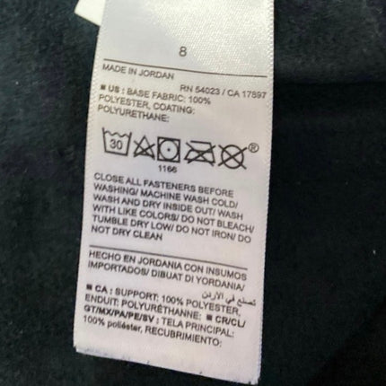 Old Navy OG Loose Women's Black Faux Leather High Rise Straight Trousers Pants 8