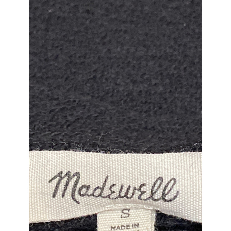 Madewell Women's Dark Gray Terry Short Sleeve Basic Boxy T Shirt Tee Top Size S