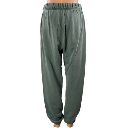 SET Active Womens Sage Green High Rise Fleece Activewear Trouser Sweatpants Sz M