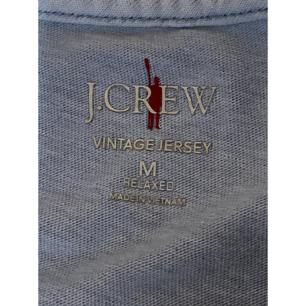 J.Crew Vintage Jersey Men's Blue Pocket Short Sleeve Crewneck T Shirt Tee Top M