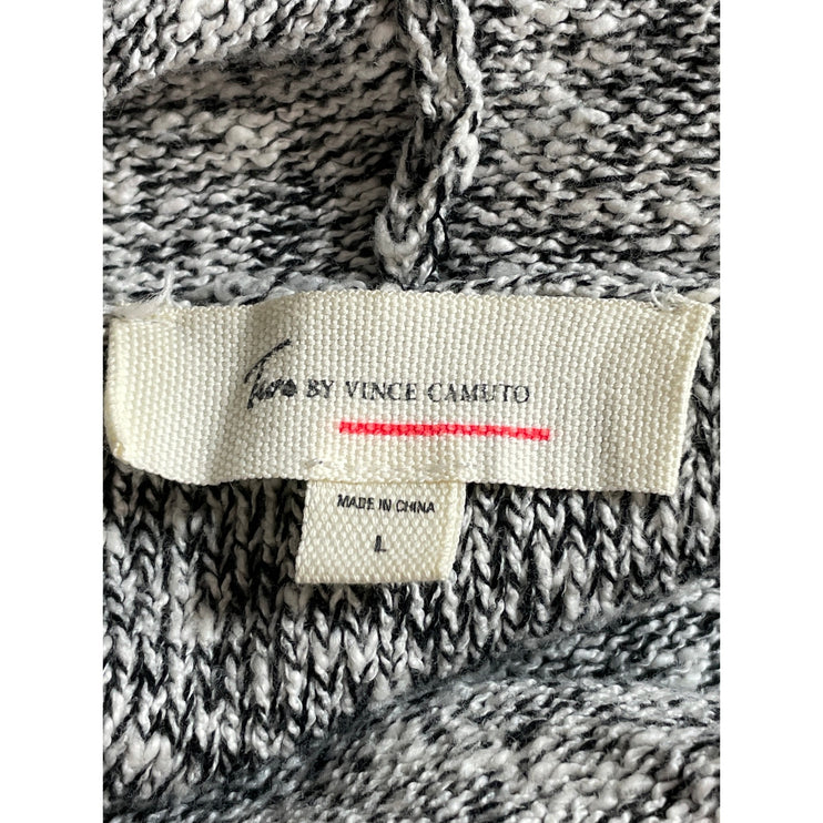 Two by Vince Camuto Heather Gray Cowl Neck Sleeveless Sweater Mini Dress Size L
